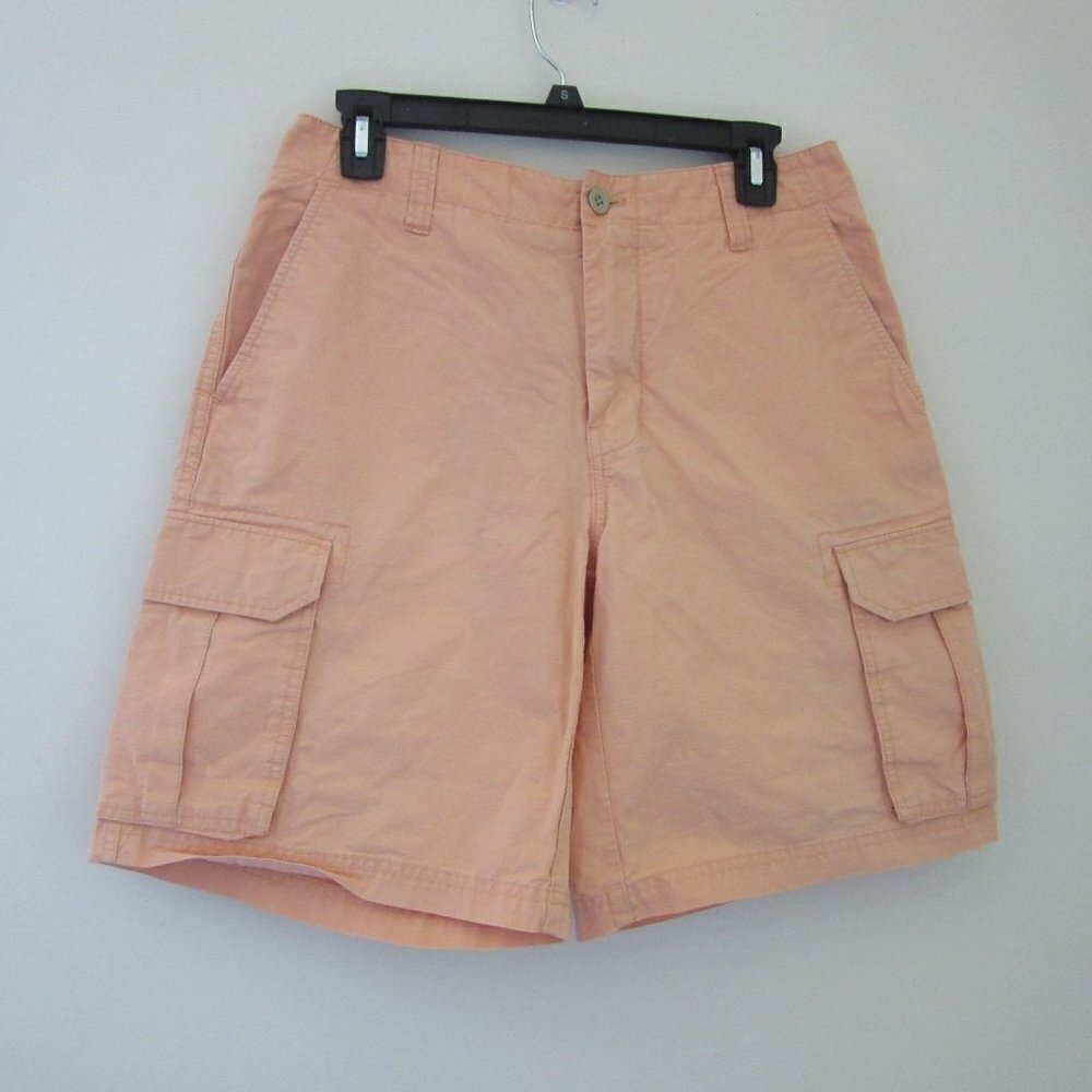 Coral Orange Cotton Vineyard Vines Cargo Shorts Men's 30